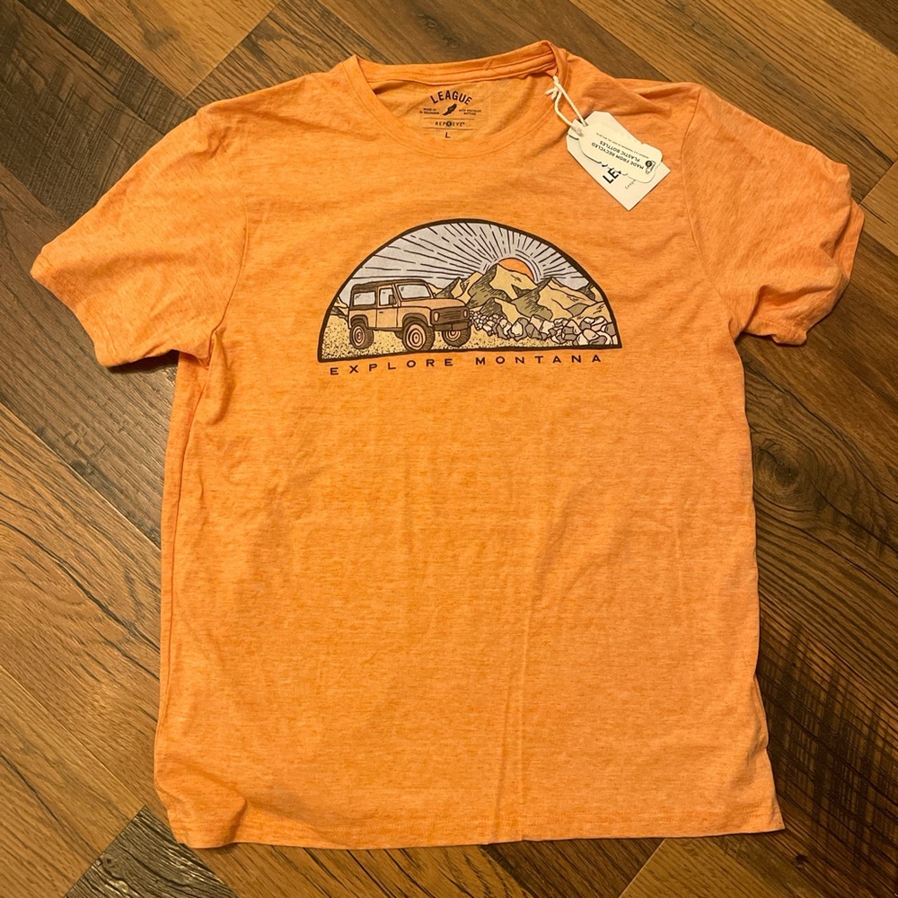 Explore Montana Orange T-Shirt